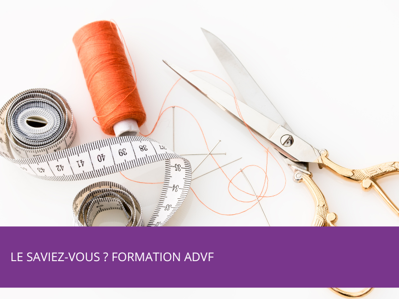 Le saviez-vous ? Formation ADVF